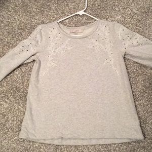 Loft embroidered sweatshirt